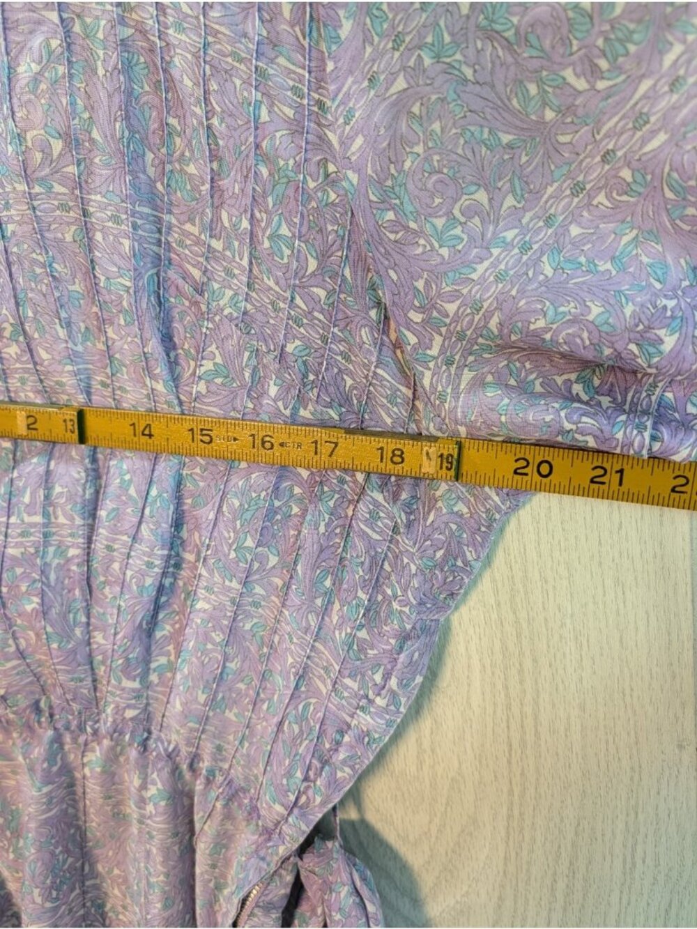 Vintage 50’s-60’s Caldwell Casuals Floral Dress Women’s 100% Bemberg Rayon Yarn - Picture 9 of 10